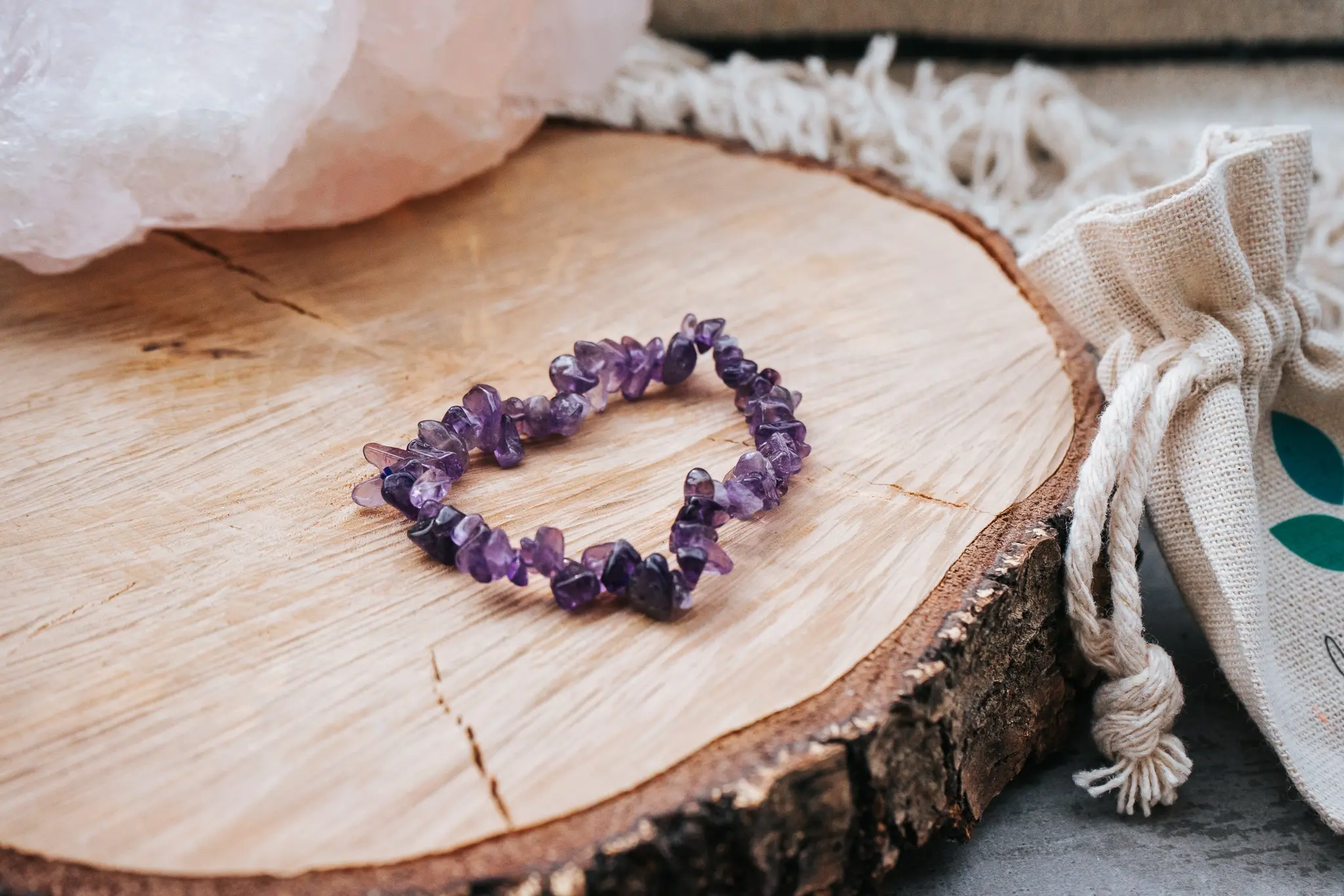 Amethyst Splitter Armband