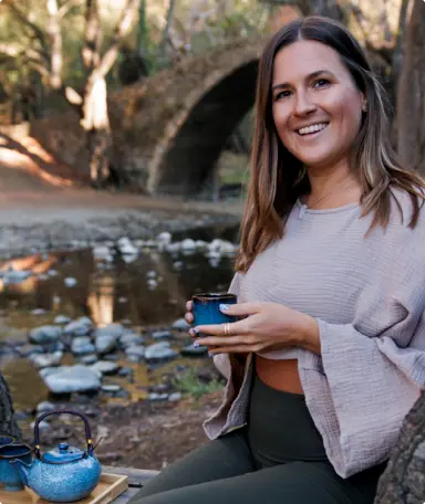 Corinna mit Earthling Tea Blend